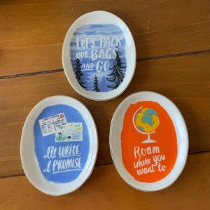 Francesca's Collections / Travel Themed Decorative Dishes